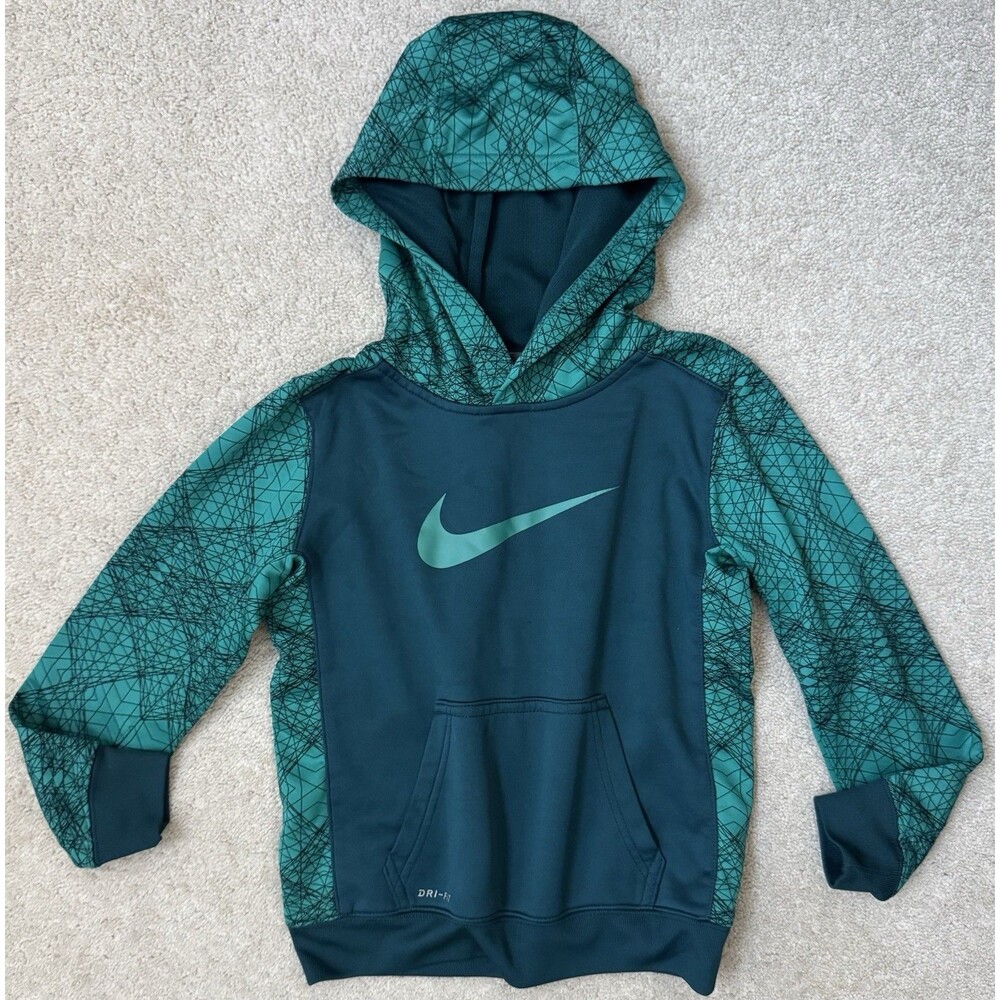 Nike Boys 5/6 Dri-Fit Hoodie Kangaroo Pocket